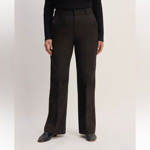 NEW Everlane The Bi-Stretch Flare Pant Black
